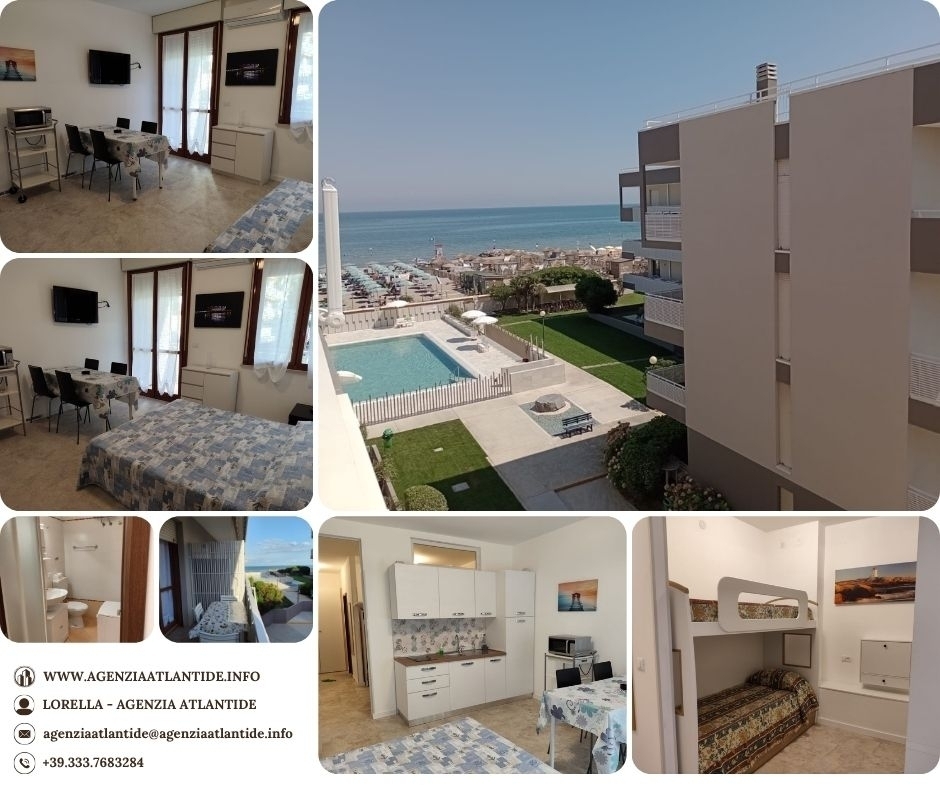 SPAZIOSO MONOLOCALE 1088 COMPLETAMENTE RISTRUTTURATO CON PISCINA - agenzia ATLANTIDE 