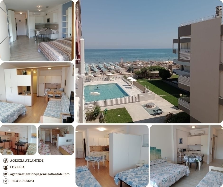 APARTMENTS  TYPE A -  FOR MAX 03  PERSONS - NEAR THE BEACH - WITH SWIMMINGPOOL -  Agency  ATLANTIDE 