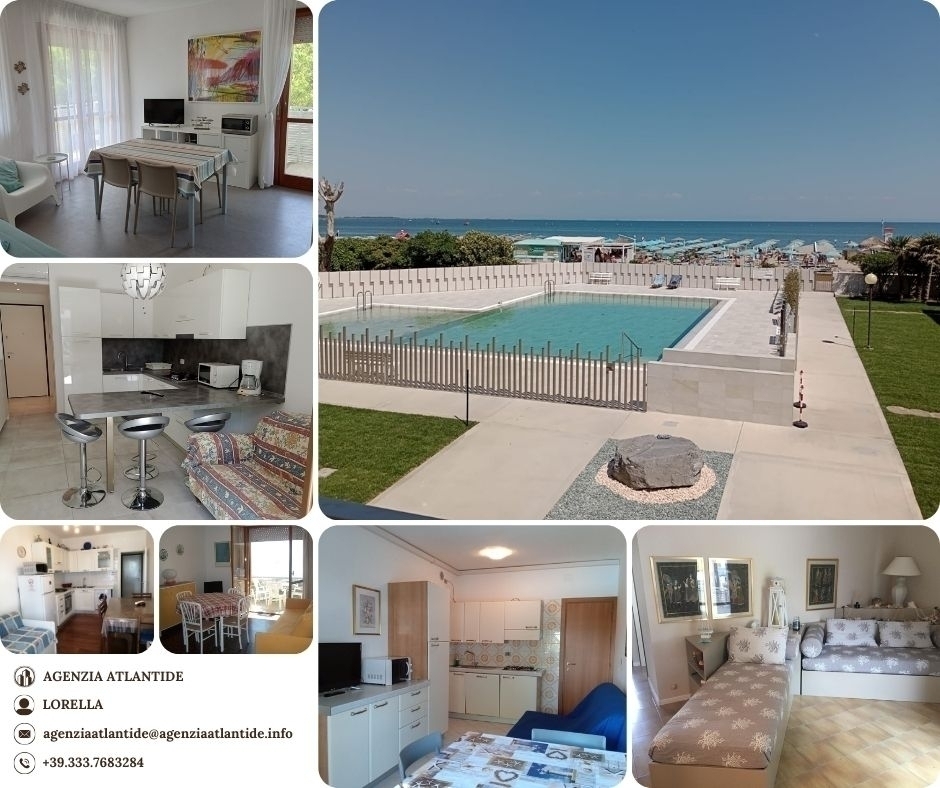 APARTMENTS TYPE C -  FOR MAX 04/05 PERSONS  - NEAR THE BEACH- WITH SWIMMINGPOOL -  Agency  ATLANTIDE 
