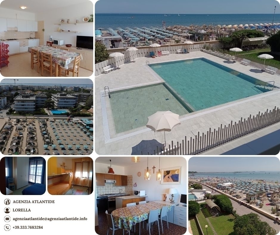 APARTMENTS  TYPE D -  FOR  MAX 6 PERSONS - NEAR THE BEACH - WITH SWIMMINGPOOL -  Agency  ATLANTIDE 