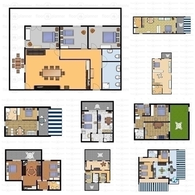 EINWOHNRAUM- ZWEIZIMMERWOHNUNG-DREIZIMMERWOHNUNG-VIERZIMMERWOHNUNG - agentur ATLANTIDE